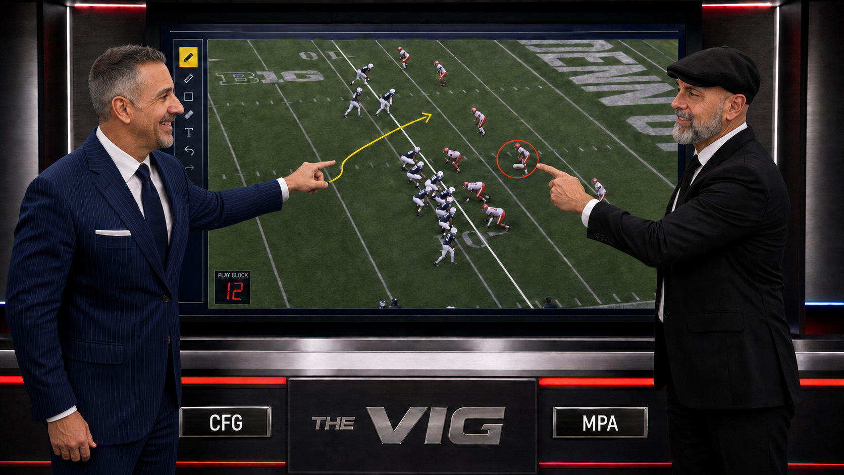 THE VIG Film Room telestrator